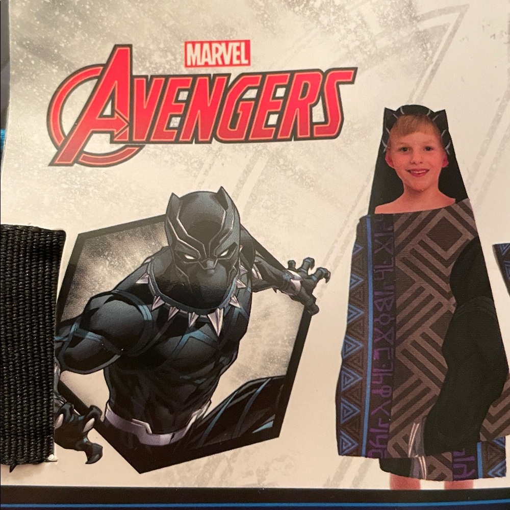 Black Panther NEW Hooded Towel for Kids - Marvel Avengers
